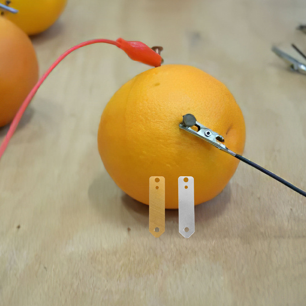 Science Experiment - 4-teiliges Set aus Zink- und Kupferanodenstreifen