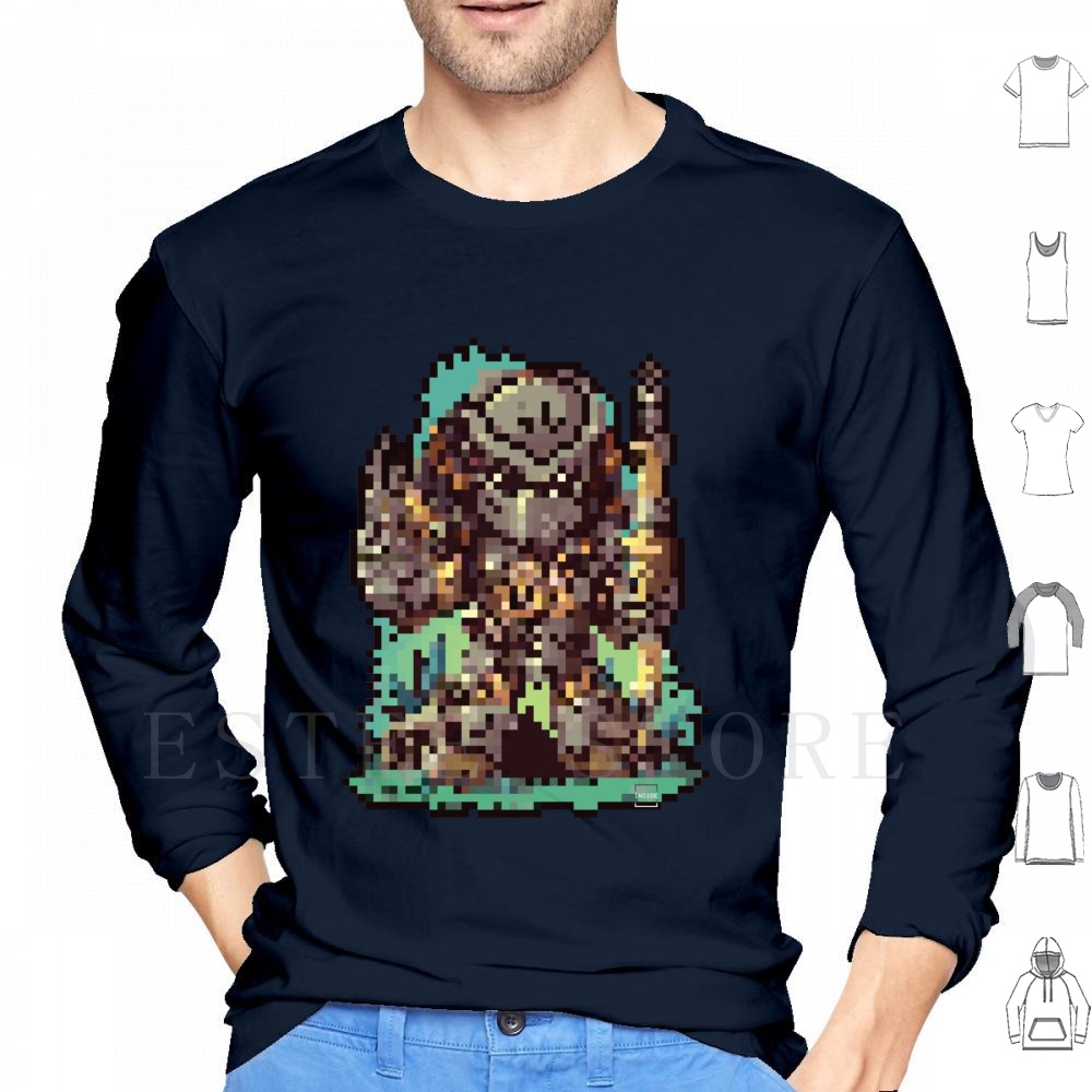 Science Hunter - Pixel Hoodies Langarm 80er 90er Sci-Fi