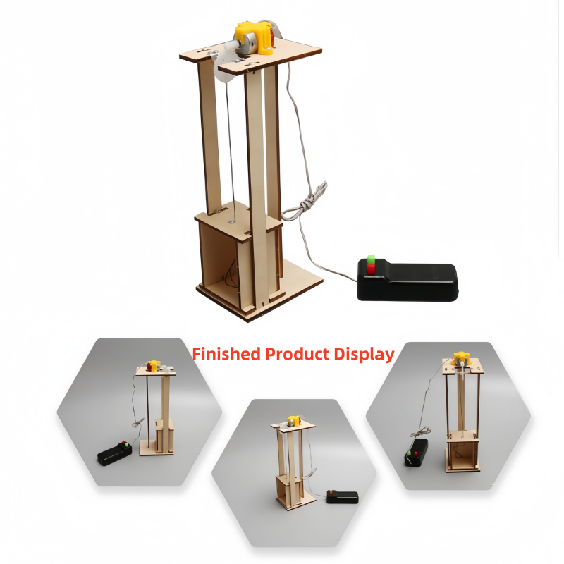 Science Project Kit - DIY elektrischer Lift-Aufzugssatz mit Fernbedienung –