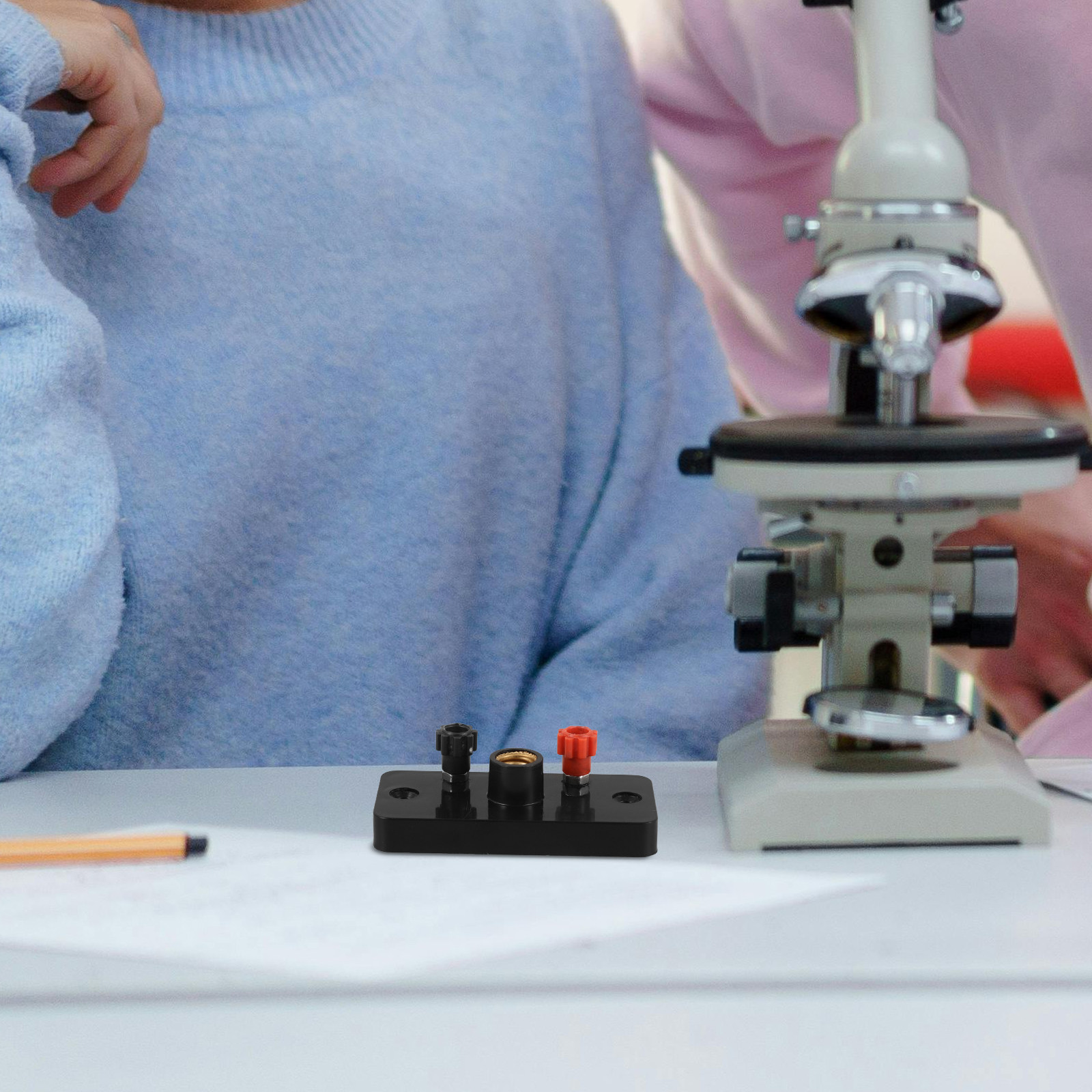 Science Experiment - E10-Lampenfassung, Schraubtyp, Mini-Glühbirnenhalter, Kupfer-Kunststoff-Konstruktion für Elektrizitäts-