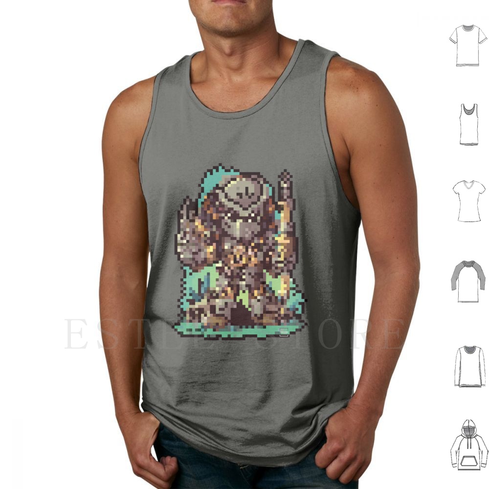 Science Hunter - Pixel Tank Tops Weste ärmellos 80er