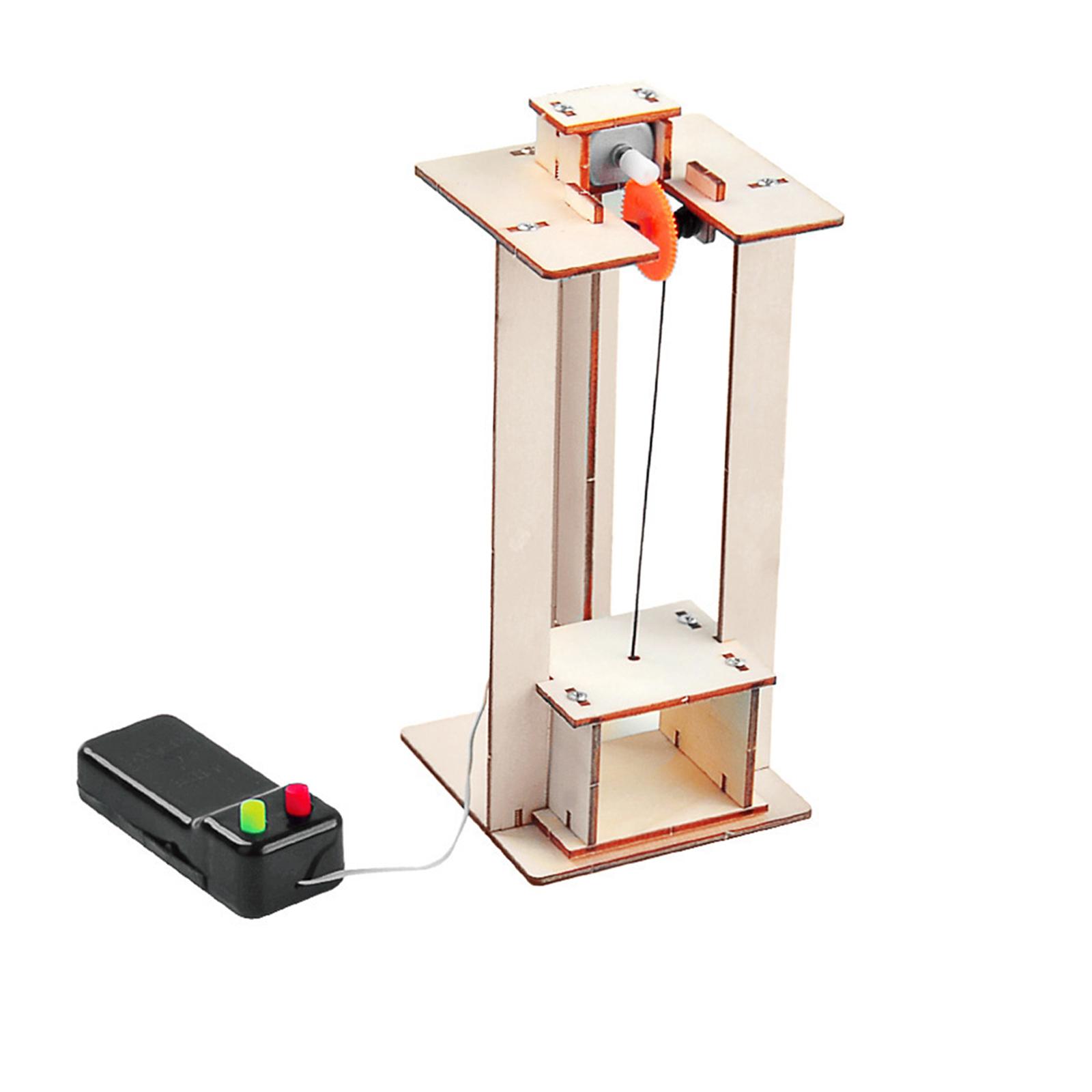 Science Project Kit - Wissenschaftsprojekt für Kinder Wissenschaftsexperiment Holz-DIY-Hebevorrichtungs-Set für