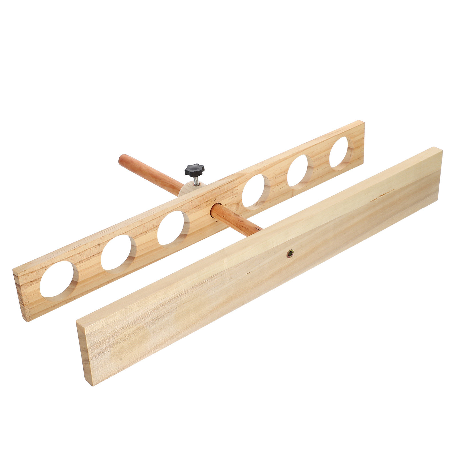 Science Experiment - 6-Loch-Holztrichterständer mit verstellbarer Höhe, Laborausrüstung, Basis