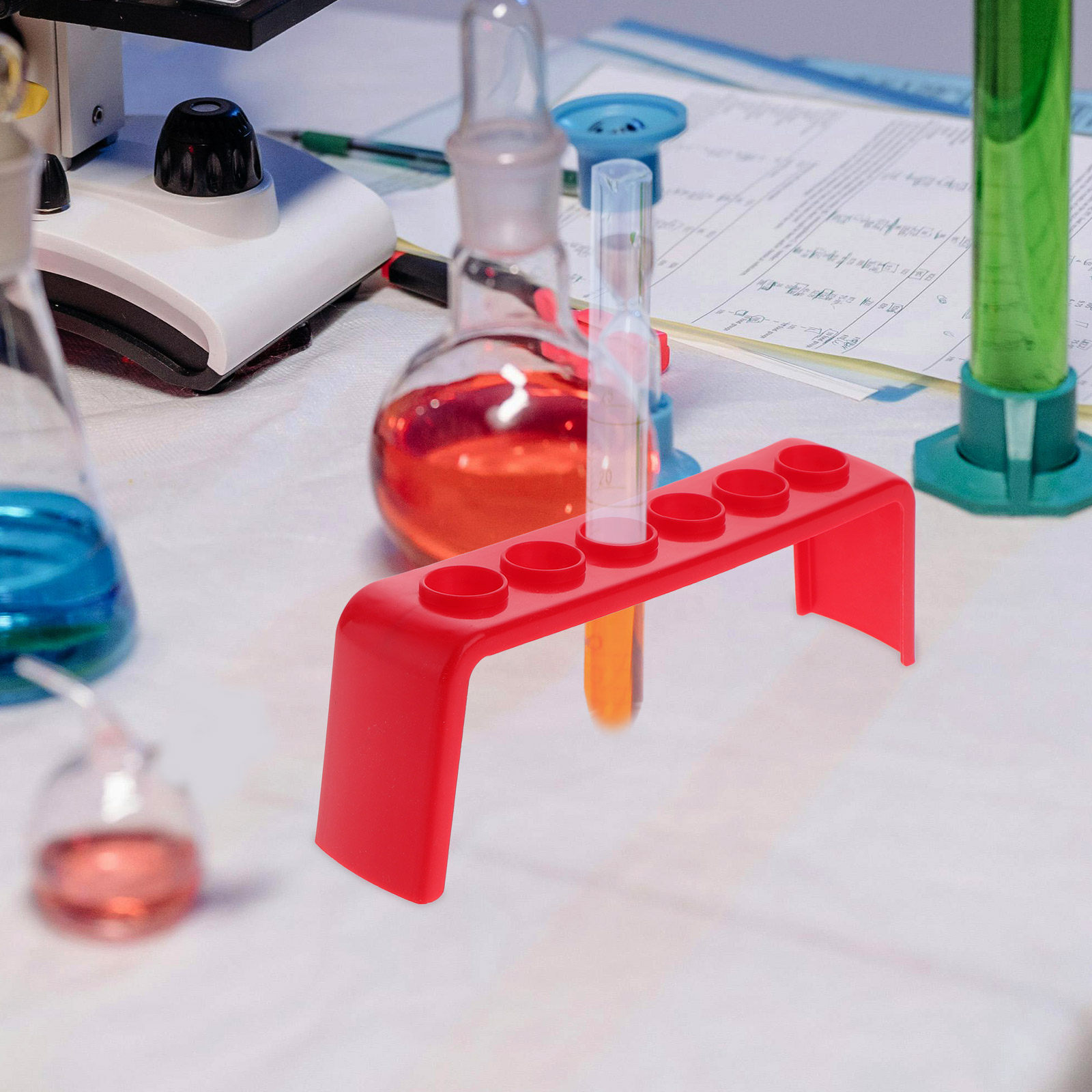 4-teiliges Reagenzglasregal fü – Science Experiment Bewertung und Preis