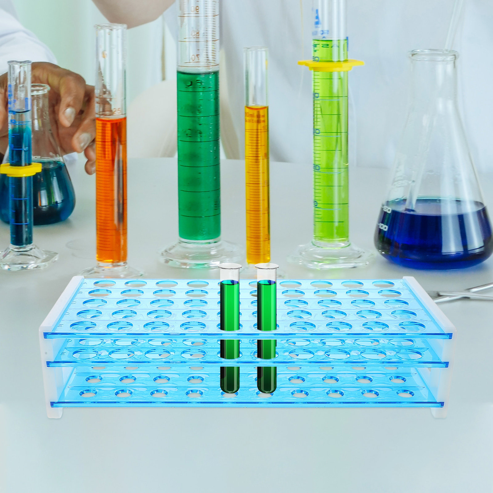 50-Loch-Reagenzglasständer Lab – Science Experiment Bewertung und Preis