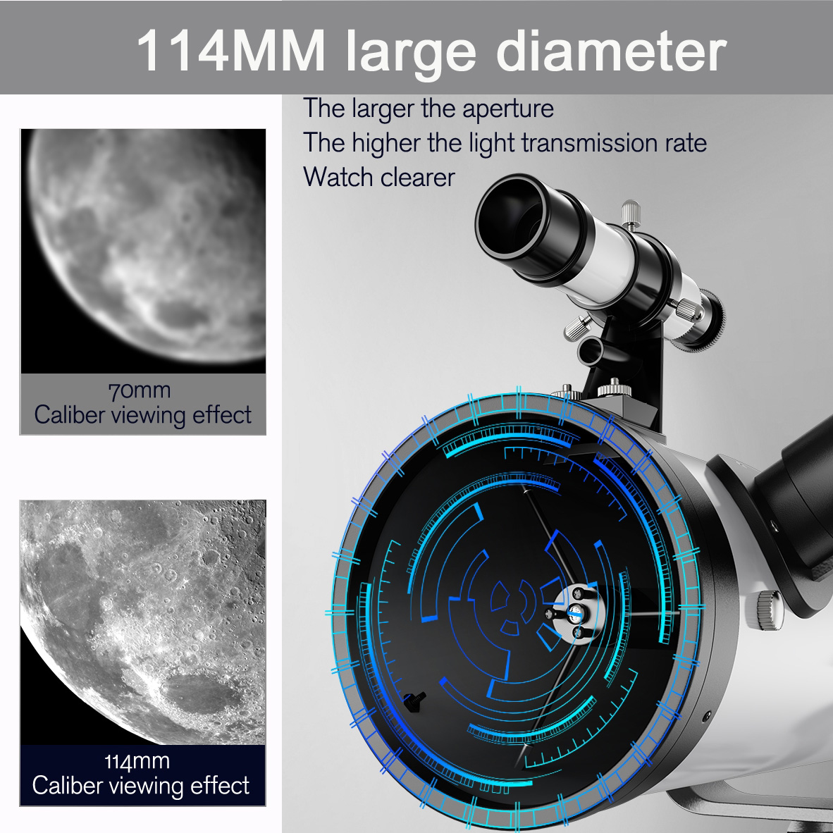 875X Professionelles astronomi – National Geographic Telescope 114Mm Bewertung und Preis